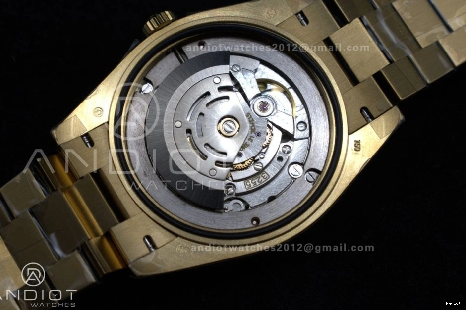 Dial Weight on Gold RG DayDate GSF A2836 40 President Roman Gain Bracelet 0128